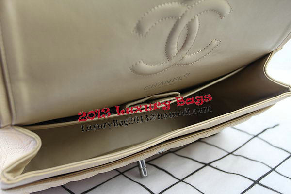 Chanel 2.55 Series Bags Apricot Cannage Pattern Leather CFA1112 Silver Chanel 2.55 Series Bags Apricot Cannage Pattern Leather CFA1112 Silver