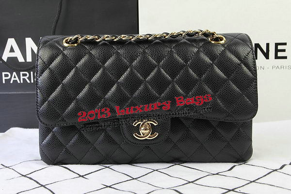 Chanel 2.55 Series Bags Black Cannage Pattern Leather CFA1112 Gold Chanel 2.55 Series Bags Black Cannage Pattern Leather CFA1112 Gold