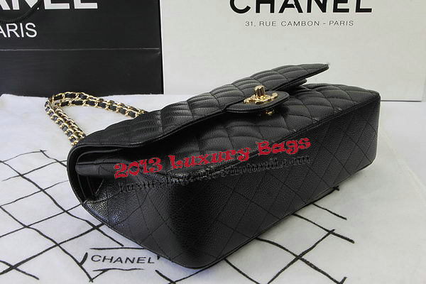 Chanel 2.55 Series Bags Black Cannage Pattern Leather CFA1112 Gold Chanel 2.55 Series Bags Black Cannage Pattern Leather CFA1112 Gold