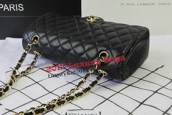 Chanel 2.55 Series Bags Black Cannage Pattern Leather CFA1112 Gold Chanel 2.55 Series Bags Black Cannage Pattern Leather CFA1112 Gold