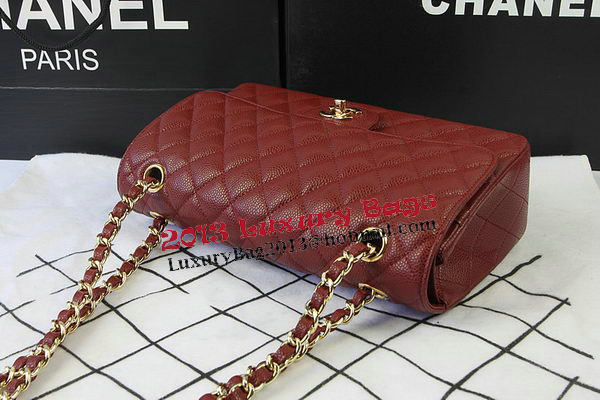 Chanel 2.55 Series Bags Burgundy Cannage Pattern Leather CFA1112 Gold Chanel 2.55 Series Bags Burgundy Cannage Pattern Leather CFA1112 Gold