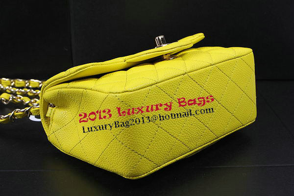 Chanel Classic MINI Flap Bag Lemon Cannage Pattern CF1115 Gold Chanel Classic MINI Flap Bag Lemon Cannage Pattern CF1115 Gold