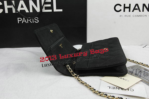 Chanel mini Flap Bag Original Suede Leather A33814 Black Chanel mini Flap Bag Original Suede Leather A33814 Black