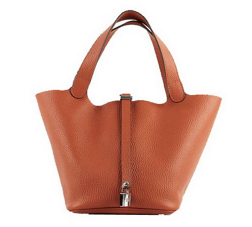 Hermes Picotin Lock PM Bags Clemence Leather H8615 Orange