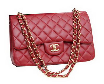 Chanel Jumbo Double Flaps Bags Original Lambskin Leather A36097 Burgundy Chanel Jumbo Double Flaps Bags Original Lambskin Leather A36097 Burgundy