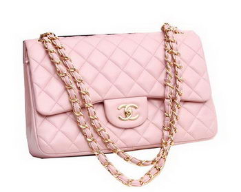 Chanel Jumbo Double Flaps Bags Original Lambskin Leather A36097 Pink Chanel Jumbo Double Flaps Bags Original Lambskin Leather A36097 Pink