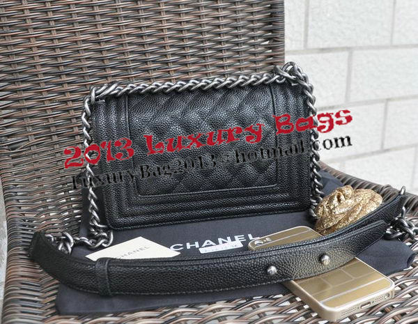Boy Chanel Small Flap Shoulder Bag Cannage Pattern A67083 Black Boy Chanel Small Flap Shoulder Bag Cannage Pattern A67083 Black