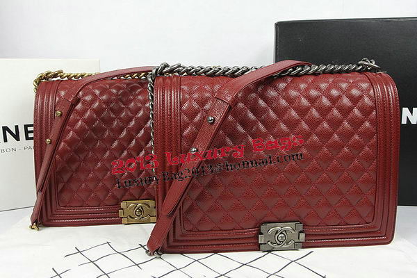 Boy Chanel Flap Shoulder Bag Original Cannage Pattern A67087 Burgundy Boy Chanel Flap Shoulder Bag Original Cannage Pattern A67087 Burgundy