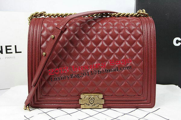 Boy Chanel Flap Shoulder Bag Original Cannage Pattern A67087 Burgundy Boy Chanel Flap Shoulder Bag Original Cannage Pattern A67087 Burgundy