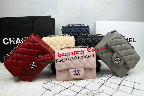 Chanel Classic MINI Flap Bag CF1115 Royal Cannage Pattern Silver Chanel Classic MINI Flap Bag CF1115 Royal Cannage Pattern Silver