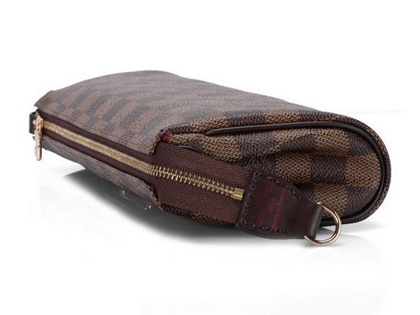 Louis Vuitton N55213 Damier Ebene Canvas Eva Clutch Louis Vuitton N55213 Damier Ebene Canvas Eva Clutch