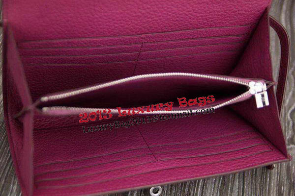 Hermes Kelly Wallet Togo Leather Bi-Fold Purse HA708W Peach Hermes Kelly Wallet Togo Leather Bi-Fold Purse HA708W Peach