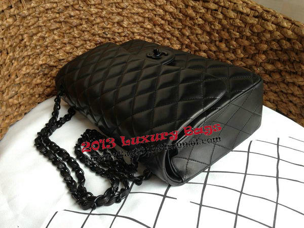 Chanel Classic Flap Bags Original Lambskin Leather A1113 Black Chanel Classic Flap Bags Original Lambskin Leather A1113 Black