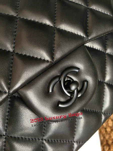 Chanel Classic Flap Bags Original Lambskin Leather A1113 Black Chanel Classic Flap Bags Original Lambskin Leather A1113 Black