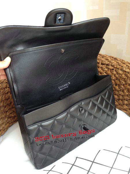 Chanel Classic Flap Bags Original Lambskin Leather A1113 Black Chanel Classic Flap Bags Original Lambskin Leather A1113 Black