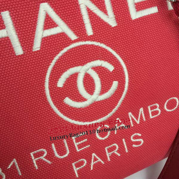 Chanel Medium Canvas Tote Shopping Bag A68045 Rose Chanel Medium Canvas Tote Shopping Bag A68045 Rose