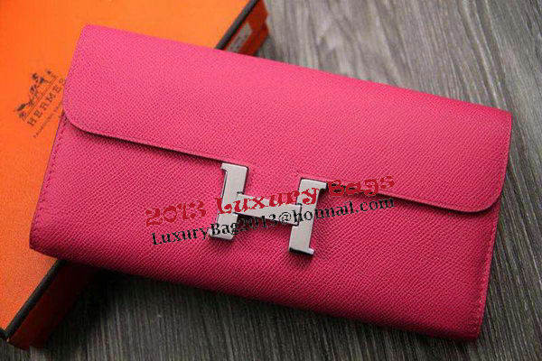 Hermes Constance Long Wallets Original Leather HA909 Rose Hermes Constance Long Wallets Original Leather HA909 Rose