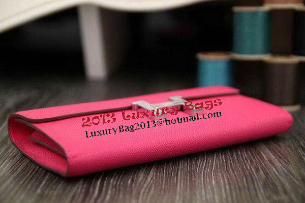 Hermes Constance Long Wallets Original Leather HA909 Rose Hermes Constance Long Wallets Original Leather HA909 Rose