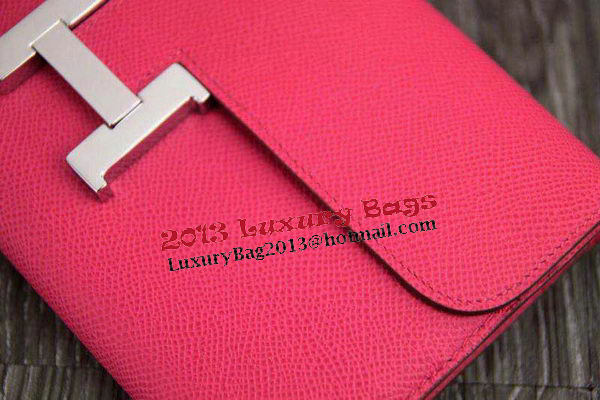 Hermes Constance Long Wallets Original Leather HA909 Rose Hermes Constance Long Wallets Original Leather HA909 Rose