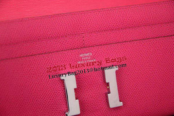 Hermes Constance Long Wallets Original Leather HA909 Rose Hermes Constance Long Wallets Original Leather HA909 Rose