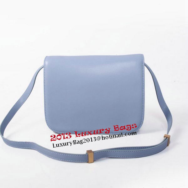 Celine Classic Box Small Flap Bag Smooth Leather C88007C SkyBlue Celine Classic Box Small Flap Bag Smooth Leather C88007C SkyBlue