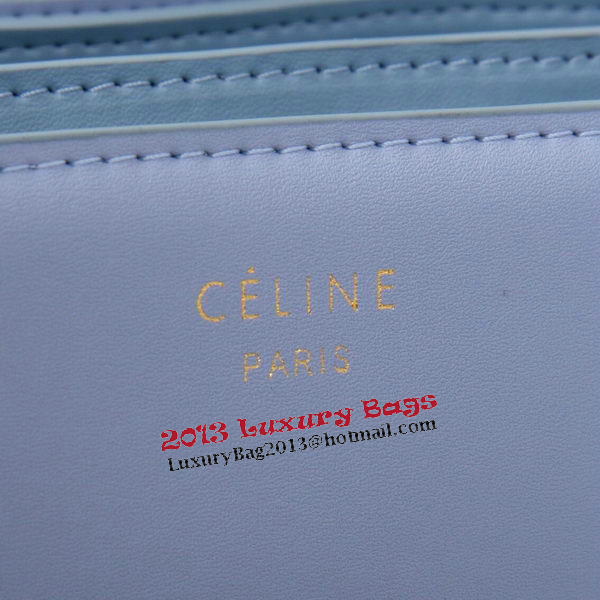 Celine Classic Box Small Flap Bag Smooth Leather C88007C SkyBlue Celine Classic Box Small Flap Bag Smooth Leather C88007C SkyBlue