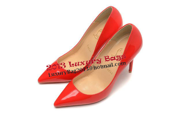 Christian Louboutin 100mm Pump Patent Leather CL1493 Red Christian Louboutin 100mm Pump Patent Leather CL1493 Red