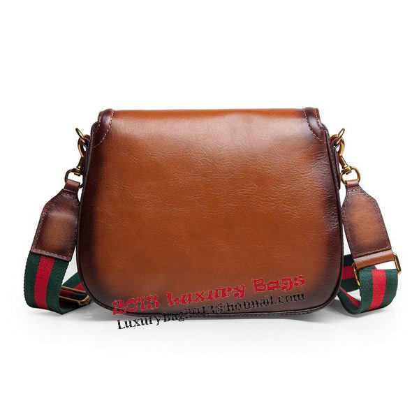 Gucci Lady Web Calfskin Leather Shoulder Bags 383848 Brown Gucci Lady Web Calfskin Leather Shoulder Bags 383848 Brown