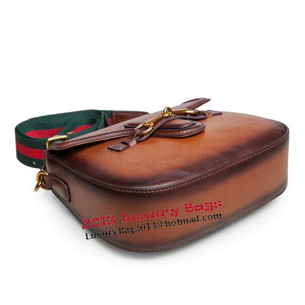 Gucci Lady Web Calfskin Leather Shoulder Bags 383848 Brown Gucci Lady Web Calfskin Leather Shoulder Bags 383848 Brown