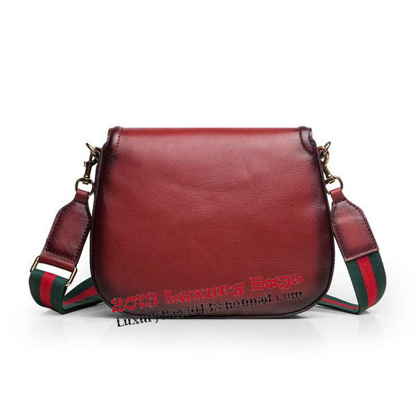 Gucci Lady Web Calfskin Leather Shoulder Bags 383848 Burgundy Gucci Lady Web Calfskin Leather Shoulder Bags 383848 Burgundy