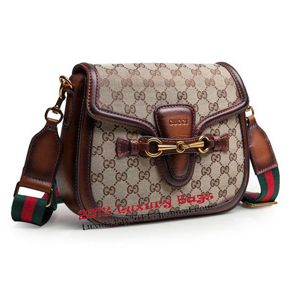 Gucci Lady Web Original GG Canvas Shoulder Bags 383848 Brown Gucci Lady Web Original GG Canvas Shoulder Bags 383848 Brown