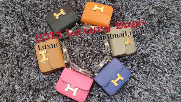 Hermes Constance Bag Litchi Leather H9998 Grey Hermes Constance Bag Litchi Leather H9998 Grey