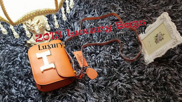 Hermes Constance Bag Litchi Leather H9999L Orange Hermes Constance Bag Litchi Leather H9999L Orange