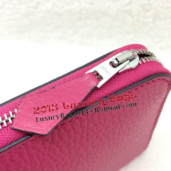 Hermes Evelyn Long Zip Wallet Litchi A808 Rose Hermes Evelyn Long Zip Wallet Litchi A808 Rose