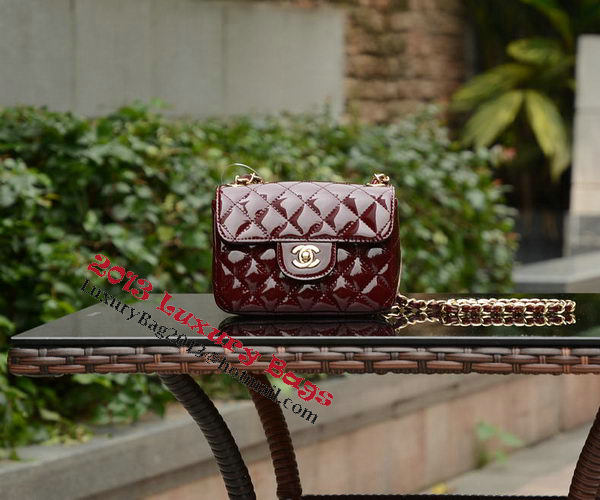 Chanel Classic MINI Flap Bag Royal Patent Leather A1115 Gold Chanel Classic MINI Flap Bag Royal Patent Leather A1115 Gold