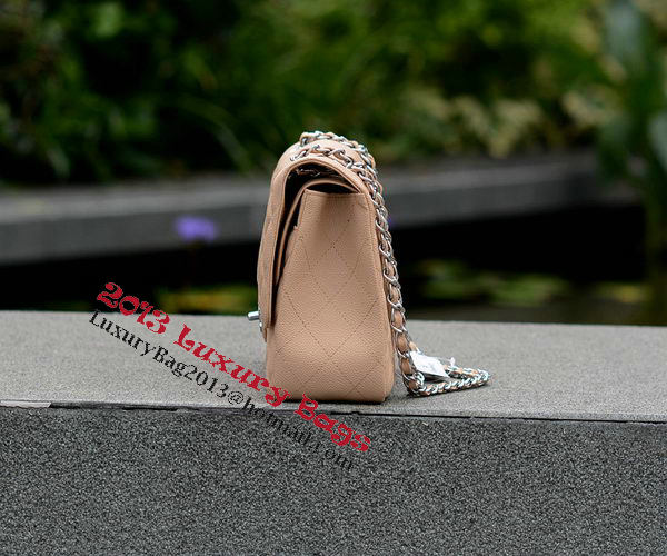 Chanel Jumbo Quilted Classic Flap Bag Apricot Cannage Patterns A58600 Silver Chanel Jumbo Quilted Classic Flap Bag Apricot Cannage Patterns A58600 Silver