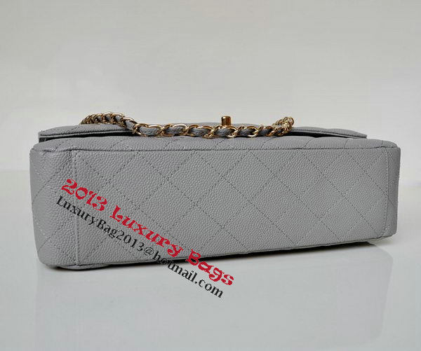 Chanel Maxi Quilted Classic Flap Bag Grey Cannage Patterns A58601 Gold Chanel Maxi Quilted Classic Flap Bag Grey Cannage Patterns A58601 Gold