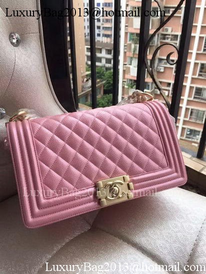 Boy Chanel Flap Shoulder Bag Pink Cannage Pattern A67086 Gold Boy Chanel Flap Shoulder Bag Pink Cannage Pattern A67086 Gold