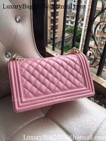Boy Chanel Flap Shoulder Bag Pink Cannage Pattern A67086 Gold Boy Chanel Flap Shoulder Bag Pink Cannage Pattern A67086 Gold