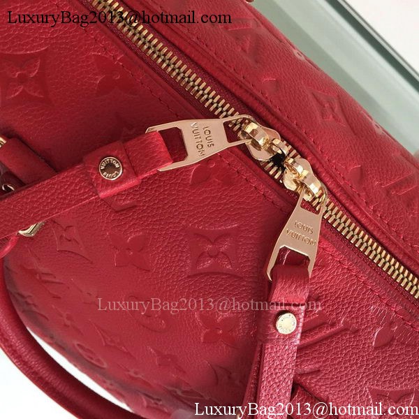 Louis Vuitton Monogram Empreinte Speedy BANDOULIERE 30 M91330 Red Louis Vuitton Monogram Empreinte Speedy BANDOULIERE 30 M91330 Red