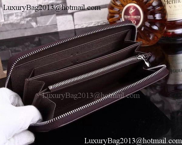Louis Vuitton Taiga Leather Zippy Wallets M60017 Brown Louis Vuitton Taiga Leather Zippy Wallets M60017 Brown