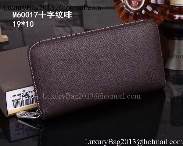 Louis Vuitton Taiga Leather Zippy Wallets M60017 Brown Louis Vuitton Taiga Leather Zippy Wallets M60017 Brown