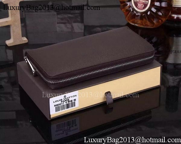 Louis Vuitton Taiga Leather Zippy Wallets M60017 Brown Louis Vuitton Taiga Leather Zippy Wallets M60017 Brown