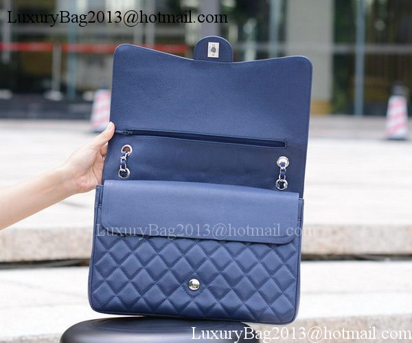 Chanel Maxi Quilted Classic Flap Bag Royal Cannage Pattern A58601 Silver Chanel Maxi Quilted Classic Flap Bag Royal Cannage Pattern A58601 Silver