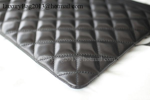 Boy Chanel Chevron Black Lambskin Leather Clutch A69253 Boy Chanel Chevron Black Lambskin Leather Clutch A69253