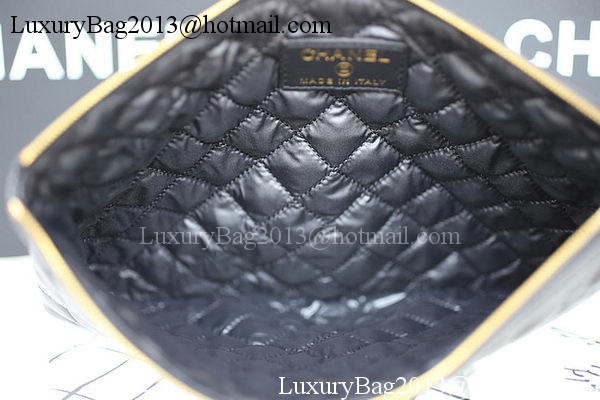 Boy Chanel Chevron Black Lambskin Leather Clutch A69253 Boy Chanel Chevron Black Lambskin Leather Clutch A69253