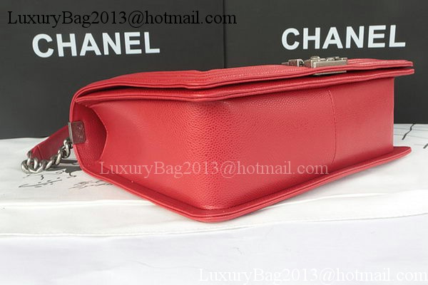 Boy Chanel Flap Shoulder Bag Original Cannage Pattern A67087 Red Boy Chanel Flap Shoulder Bag Original Cannage Pattern A67087 Red