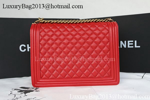 Boy Chanel Flap Shoulder Bag Original Cannage Pattern A67087 Red Boy Chanel Flap Shoulder Bag Original Cannage Pattern A67087 Red