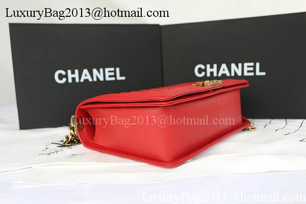 Boy Chanel Flap Shoulder Bag Original Cannage Pattern A67087 Red Boy Chanel Flap Shoulder Bag Original Cannage Pattern A67087 Red
