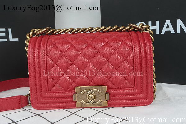 Boy Chanel mini Flap Bag Original Cannage Pattern A67085 Dark Red Boy Chanel mini Flap Bag Original Cannage Pattern A67085 Dark Red